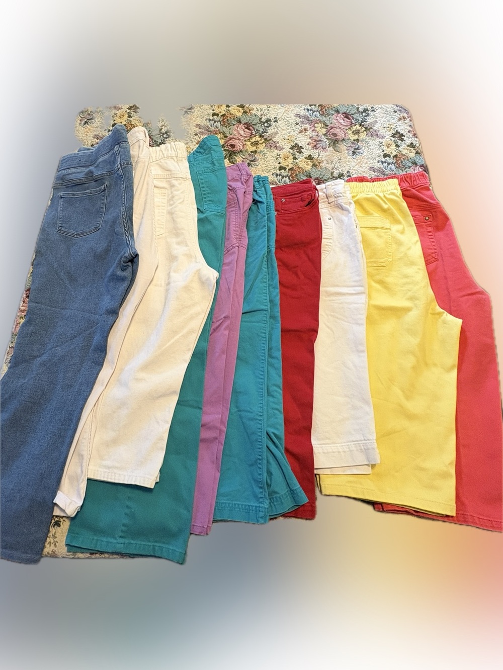 Women’s Colorful Capris - Multi Color Pack
